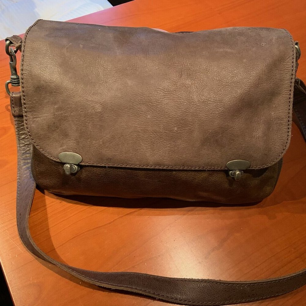 Liebeskind Berlin 'Olivia' brown leather messenger bag